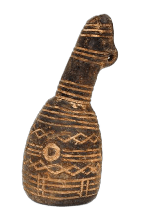 Black Polished Miniature Bottle, Middle Bronze Age I Cypriot