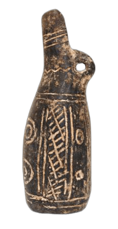 Black Polished Miniature Bottle, Middle Bronze Age I Cypriot