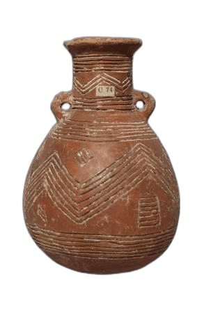 Red Polished Miniature Bottle, Middle Bronze Age II Cypriot