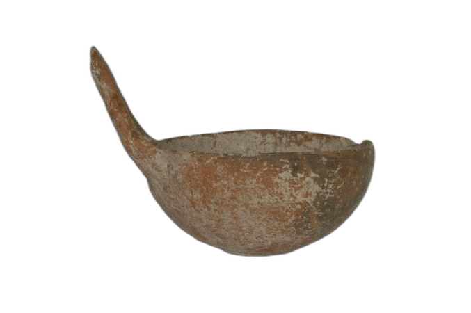 Red Polished Mottled Bowl, Middle Bronze Age II Cypriot