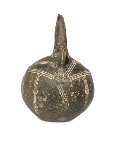 Drab Polished Incised Jug, Middle Bronze Age II Cypriot