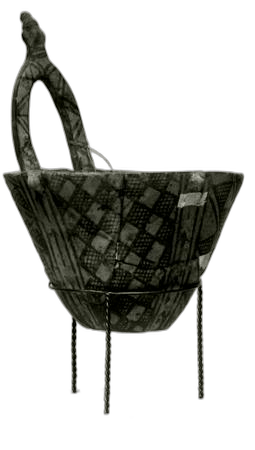 White Painted Kyathos Bowl, Middle Bronze Age III Cypriot dipper