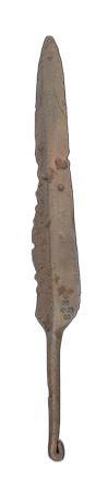 Bronze Hook-Tanged Spear-Head, Middle Bronze Age III Cypriot weapons & armour