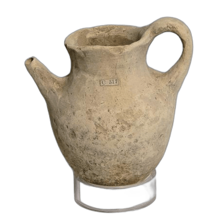 White Painted Teapot, Late Bronze Age I Cypriot jug