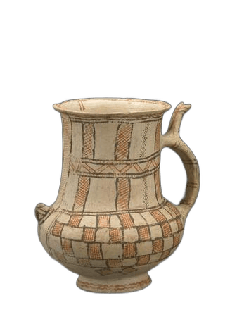 White Slip Tankard, Late Bronze Age I Cypriot jug