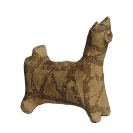 White Painted Rhyton, Late Bronze Age I Cypriot statue