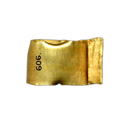 Gold Elliptical Band, Late Bronze Age II Cypriot jewelry