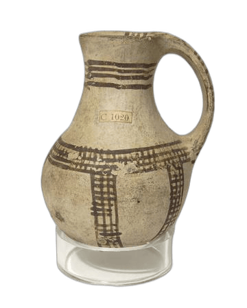 Transitional White Slip Jug, Late Bronze Age I Cypriot