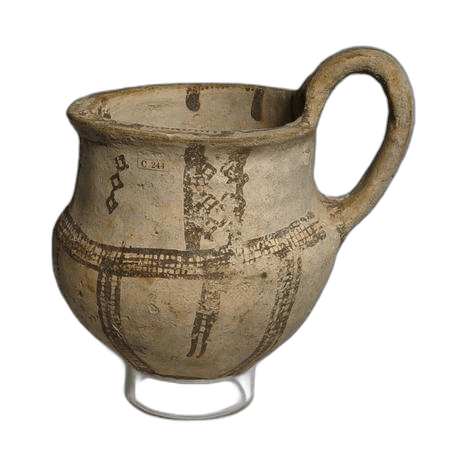 "White Slip Tankard", Late Bronze Age II Cypriot jug