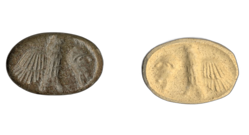 Steatite Bird Seal, Late Bronze Age III Cypriot