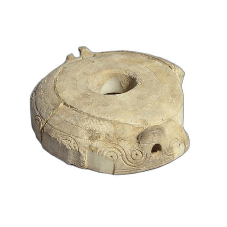 Ivory Carved Lid, Late Bronze Age III Cypriot tool