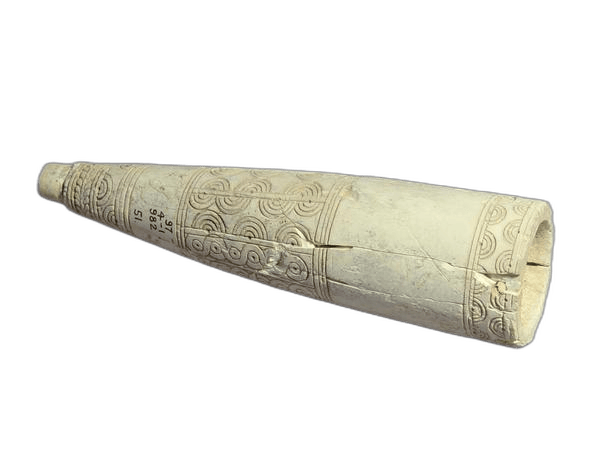 Carved Ivory Vessel, Late Bronze Age III Cypriot complex vessel