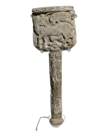 Ivory Lion Mirror, Late Bronze Age III Cypriot