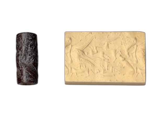 Hematite Cylinder Seal, Late Bronze Age III Cypriot tool