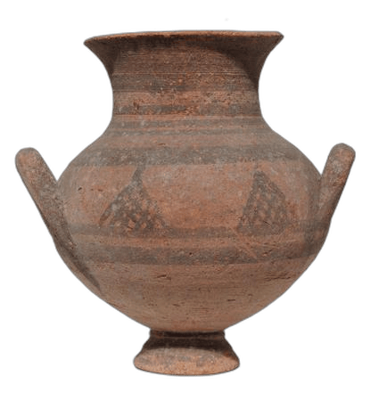 White Painted Amphoriskos, Geometric I Cypriot jar
