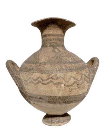 White Painted Amphoriskos, Geometric I Cypriot jar