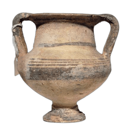 White Painted Amphoriskos, Geometric I Cypriot jar