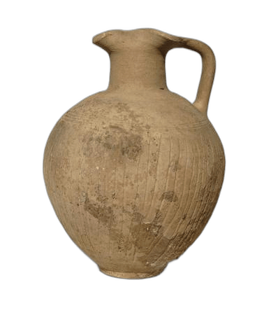 Plain White Bucchero Jug, Geometric I Cypriot