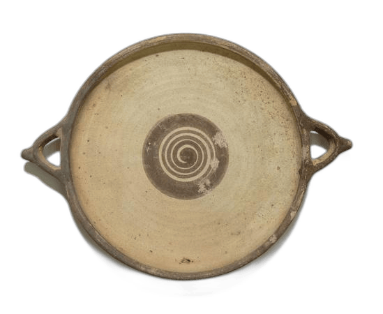 White Painted Ware Plate, Geometric I Cypriot dish