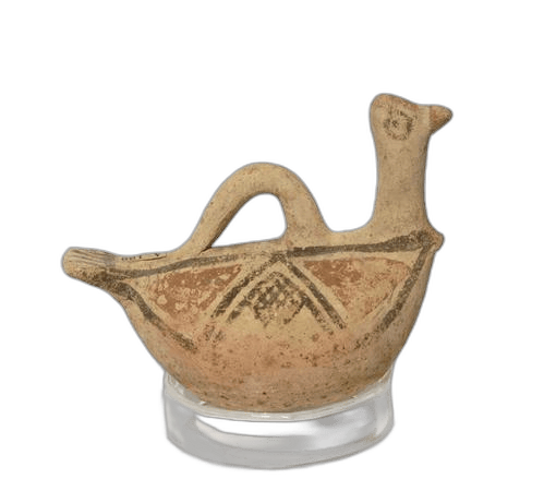 Bichrome Duck Vase, Geometric II Cypriot statue