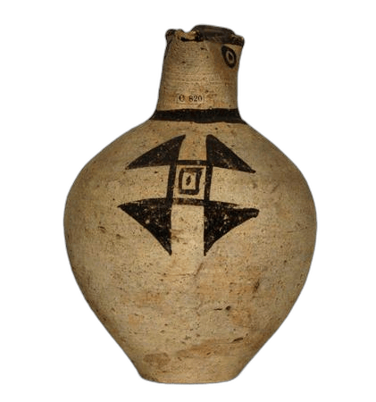 White Painted Trefoil Jug, Geometric II Cypriot