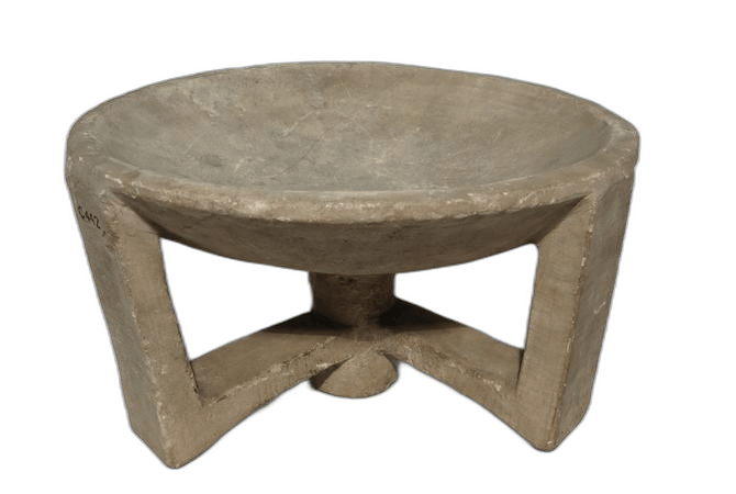 Limestone Legged Bowl, Archaic I Cypriot