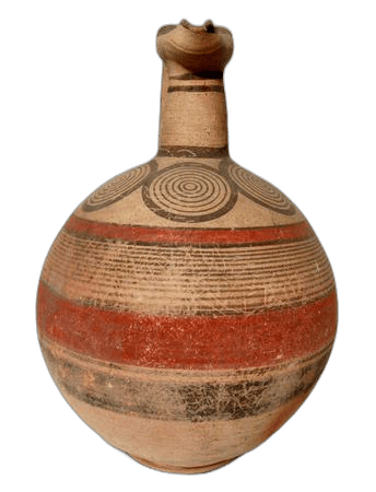 "Red and Black Bands Jug", Archaic I Cypriot