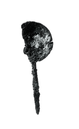 Silver Cosmetic Spoon, Archaic Cypriot tool