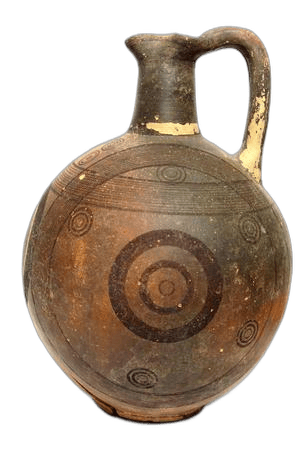 Bichrome Red Jug, Archaic Cypriot
