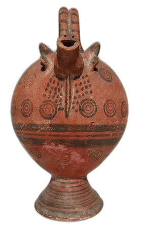Black-On-Red Rhyton, Archaic I Cypriot statue