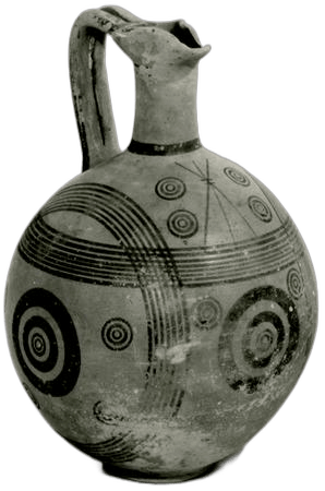 Black-on-Red Ware Jug, Archaic I Cypriot
