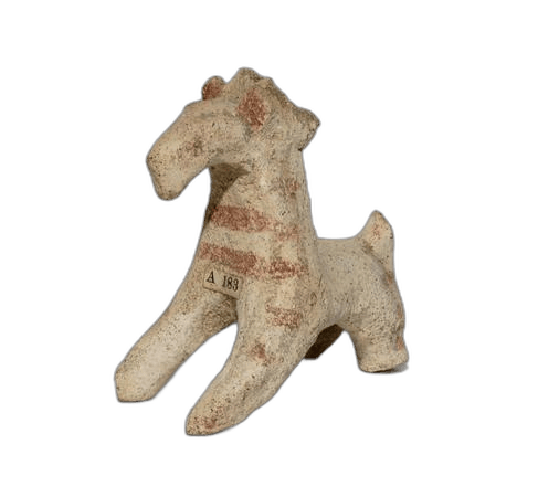Ladder Pattern Goat Figurine, Archaic II Cypriot statue