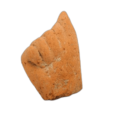 Terracotta Clenched Hand, Archaic II Cypriot statue