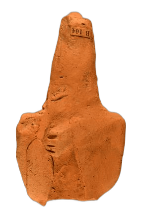 Terracotta Male Figure, Archaic I Cypriot statue
