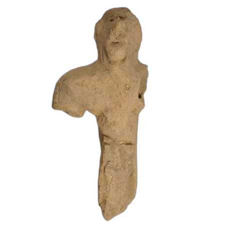 Terracotta Chariot Figure, Archaic II Cypriot statue