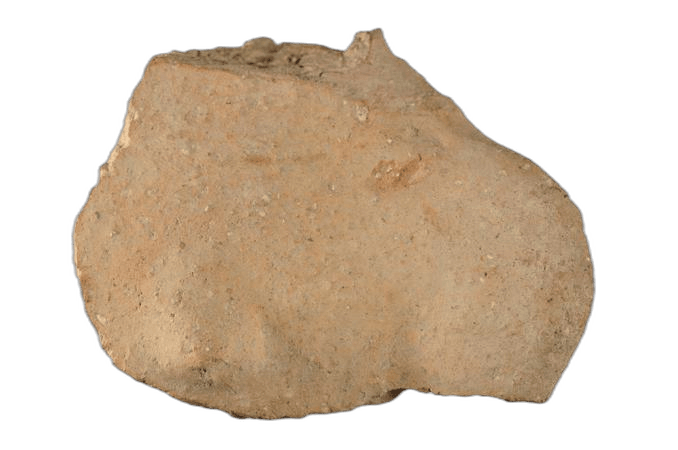 Pale Buff Terracotta Figure, Archaic II Cypriot statue