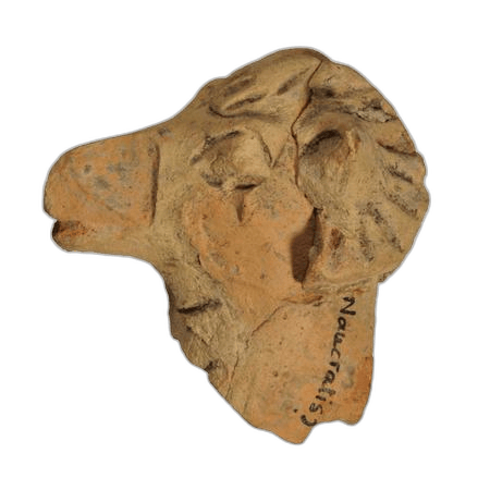 Terracotta Ram Figure, Archaic II Cypriot statue
