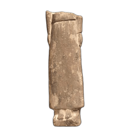 Limestone Standing Figure, Archaic II Cypriot statue