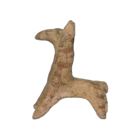 Buff Clay Animal Figure, Archaic II Cypriot statue