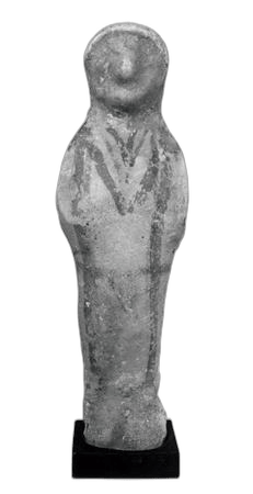 "Terracotta Breast Goddess", Archaic II Cypriot statue