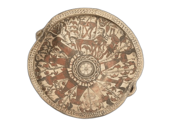 Bichrome Figural Bowl, Archaic II Cypriot