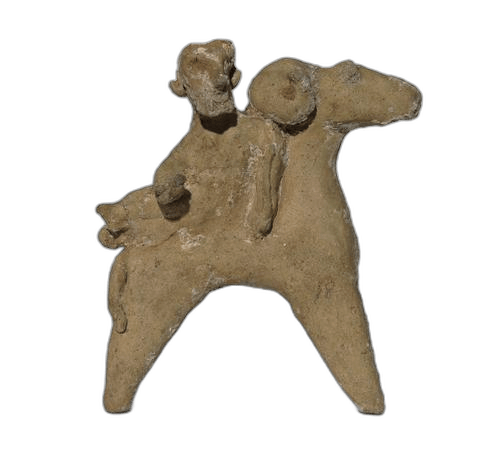 Horned Ram Figurine, Archaic II Cypriot statue