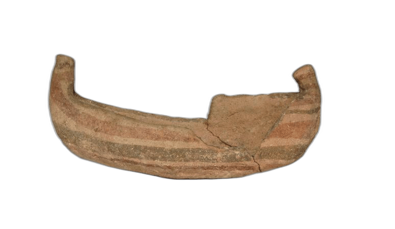 Bichrome Merchant Ship Model, Archaic II Cypriot complex vessel