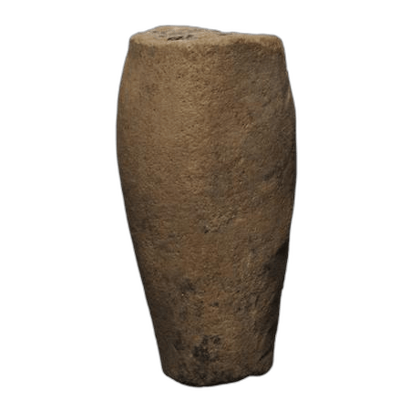 Limestone Kouros Figure, Archaic II Cypriot statue