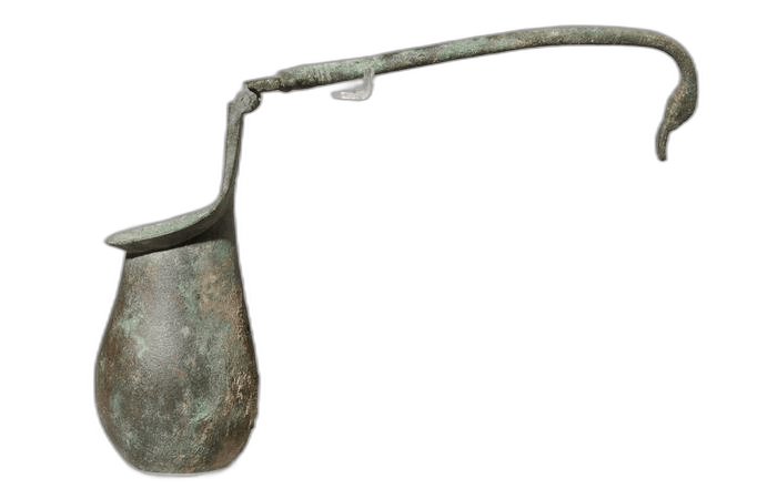 Bronze Hinged Dipper Jug, Archaic II Cypriot