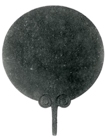 Bronze Palmette Mirror, Archaic II Cypriot