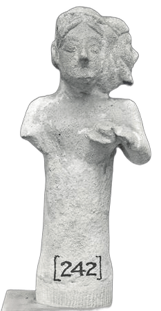 Bearded Mask Figurine, Archaic II Cypriot statue
