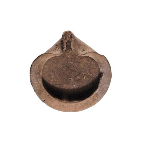 Cream Saucer Lamp, Archaic II Cypriot tool