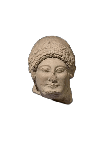 Limestone Female Figure, Archaic II Cypriot statue