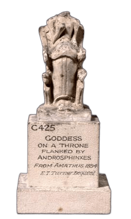 Cypriot Goddess Figure, Archaic II Cypriot statue